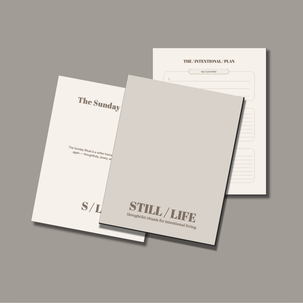 The Sunday Ritual Journal Volume 1 by STILL / LIFE