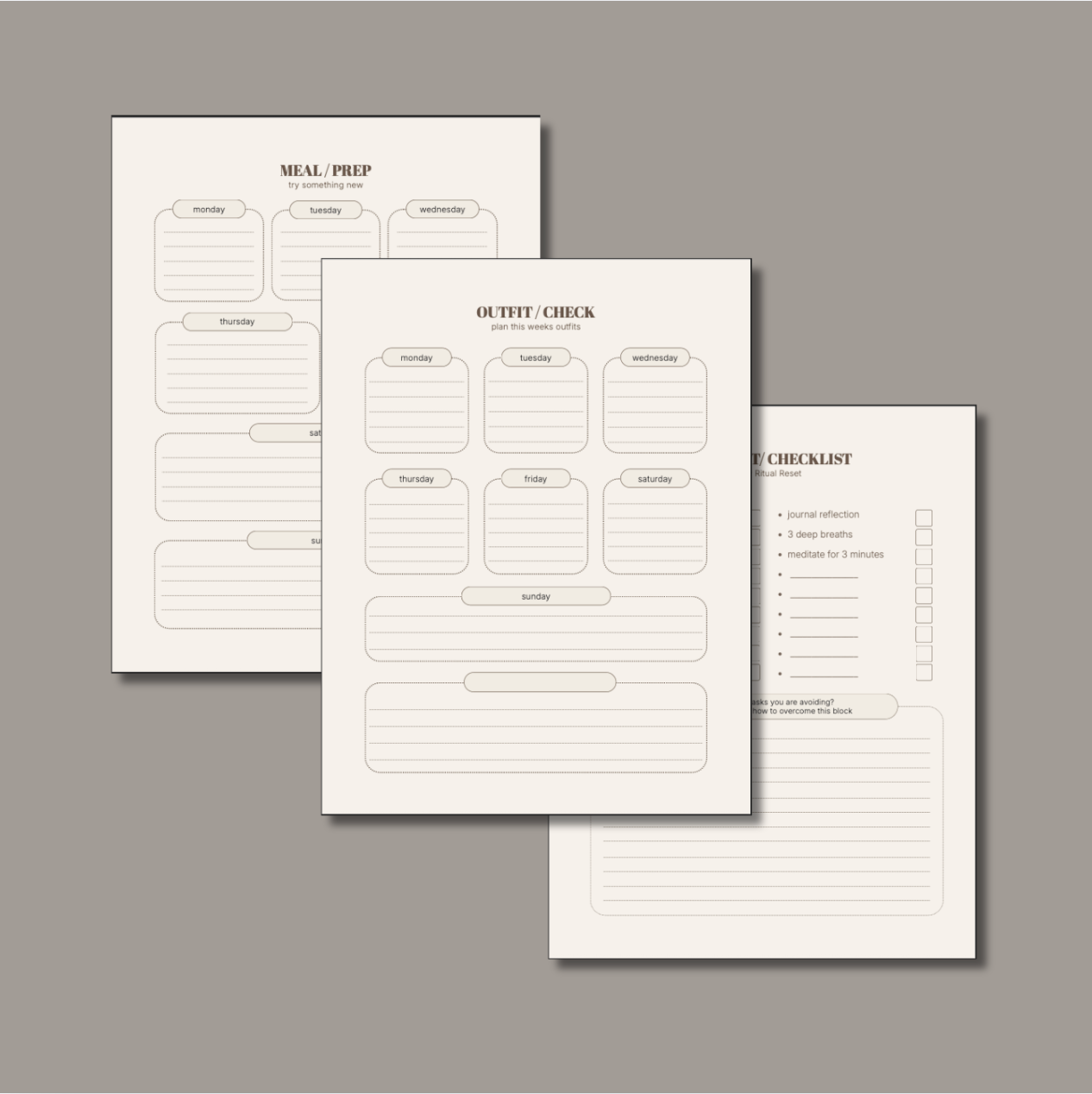 The Sunday Ritual Journal Volume 1 by STILL / LIFE