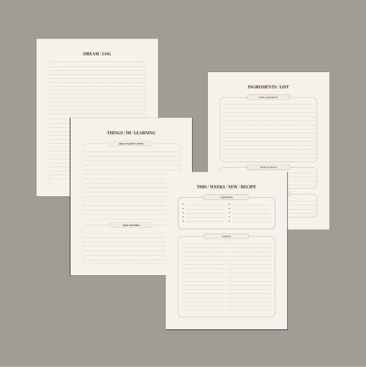 The Sunday Ritual Journal Volume 1 by STILL / LIFE
