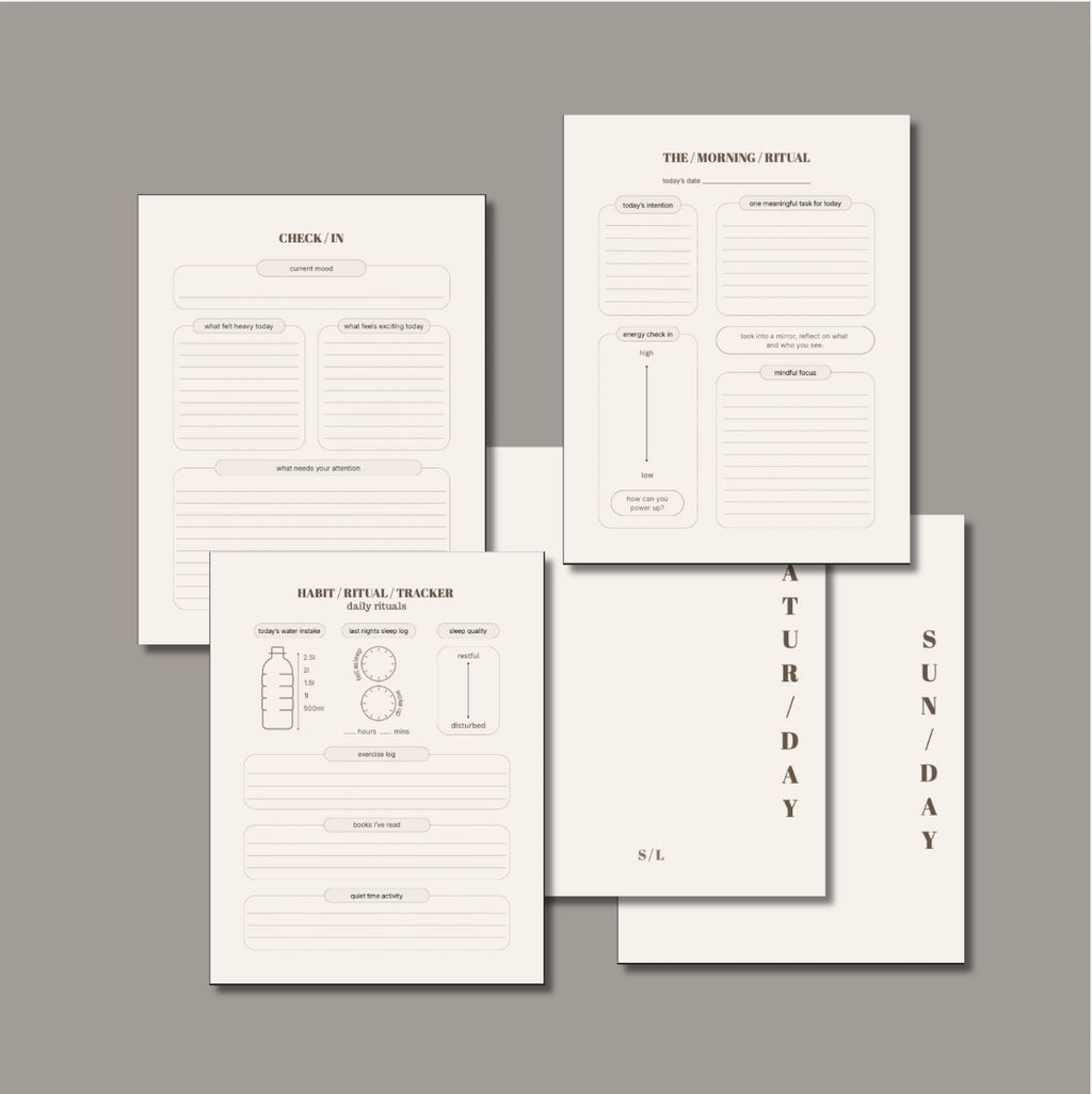 The Sunday Ritual Journal Volume 1 by STILL / LIFE
