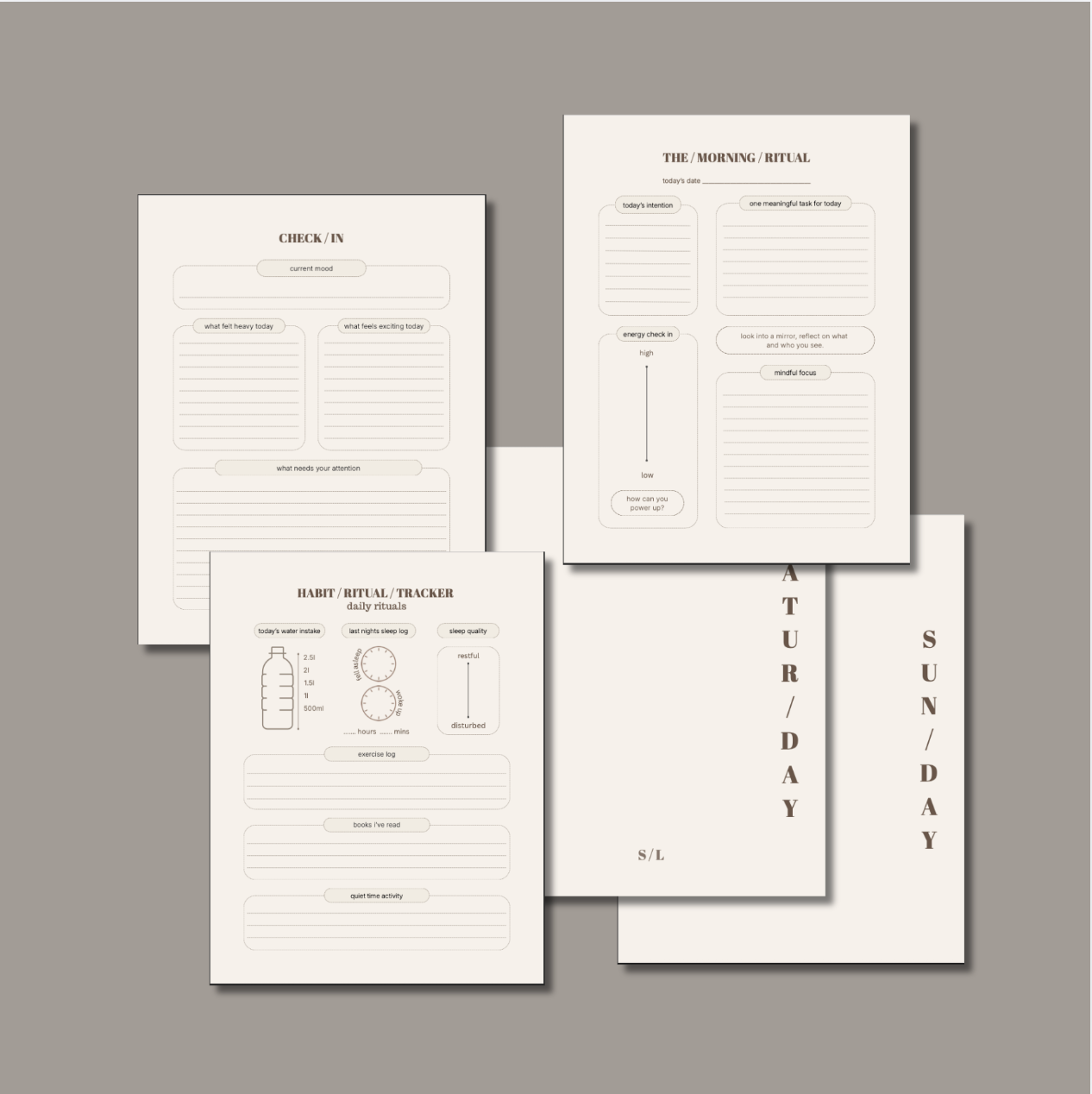 The Sunday Ritual Journal Volume 1 by STILL / LIFE