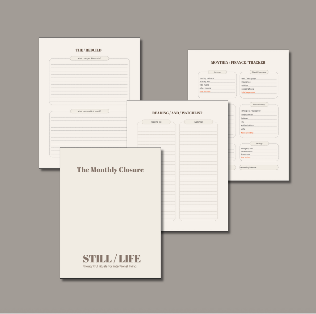 The Sunday Ritual Journal Volume 1 by STILL / LIFE