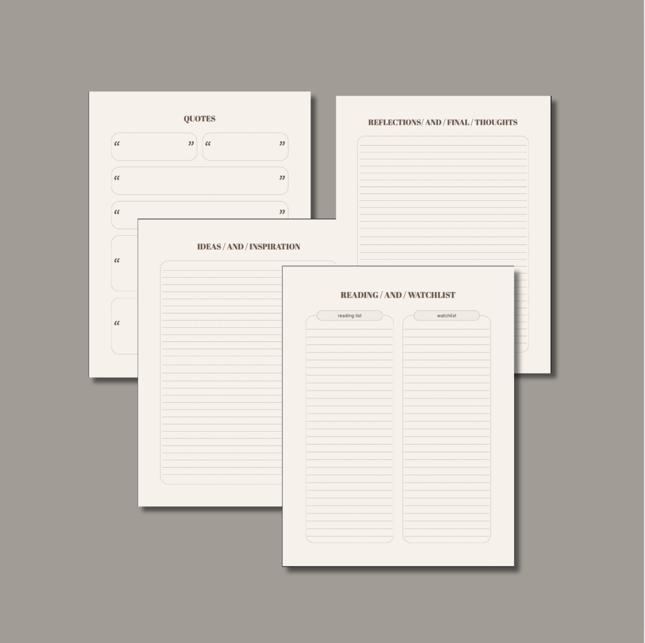 The Sunday Ritual Journal Volume 1 by STILL / LIFE